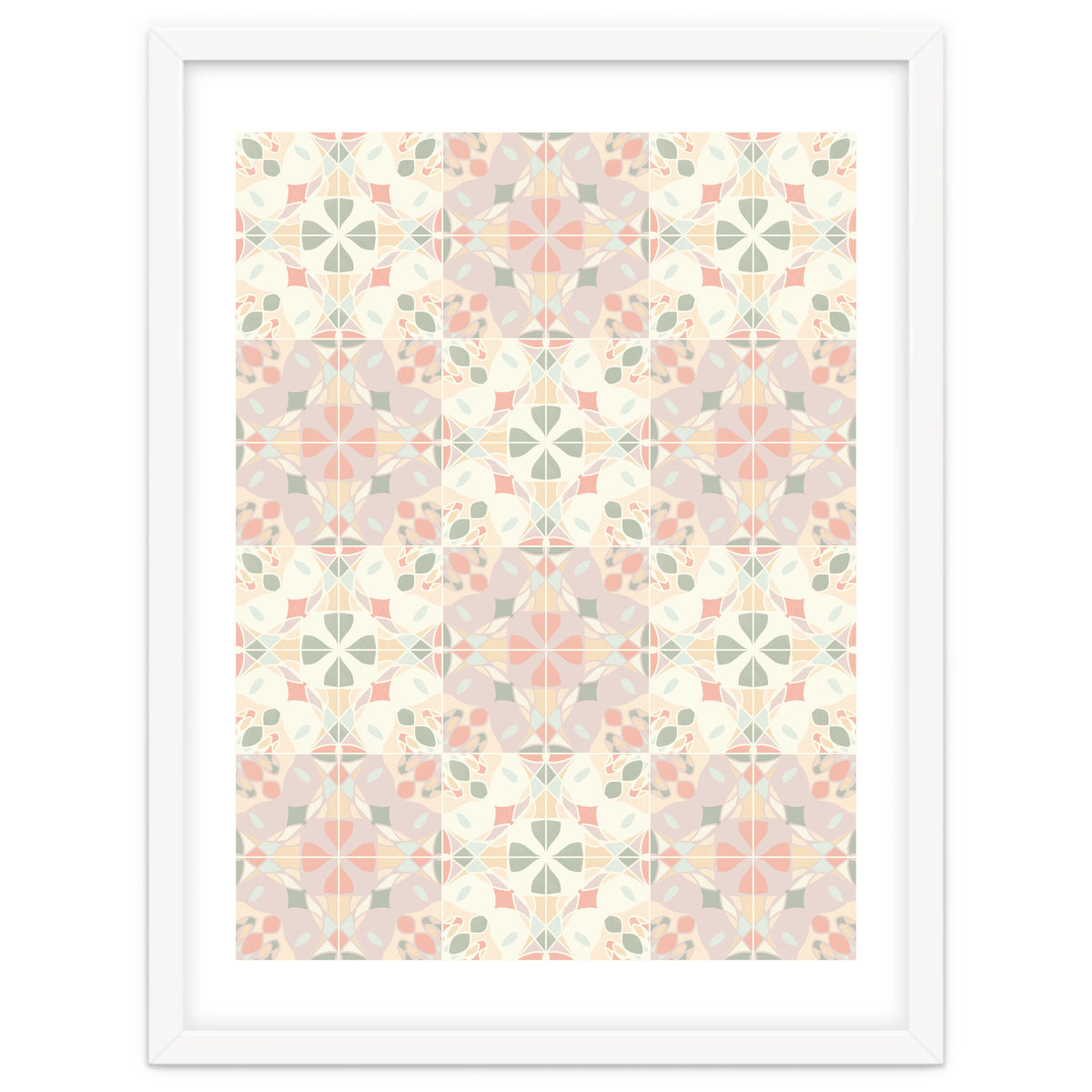 Stained Glass Pastels Tiles