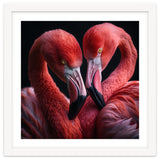 Two Flamingos Together thumbnail