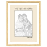 Two Venetian Women – Eugene de Blaas (ascii art) thumbnail