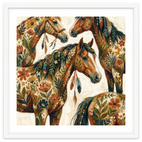 Rustic Horse Blossoms