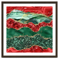 Christmas Glitter Agate Texture 05