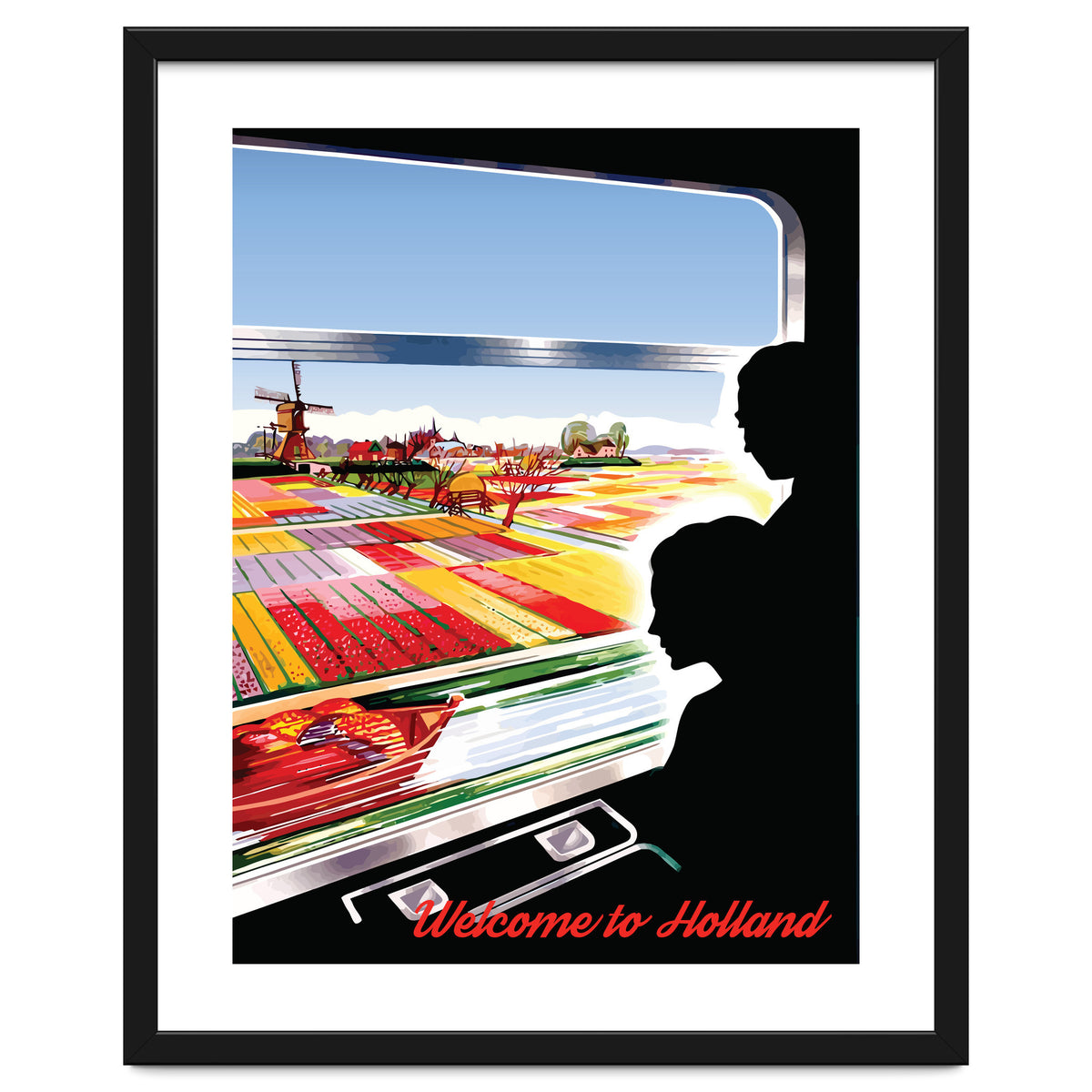 Holland, View from the Train Window