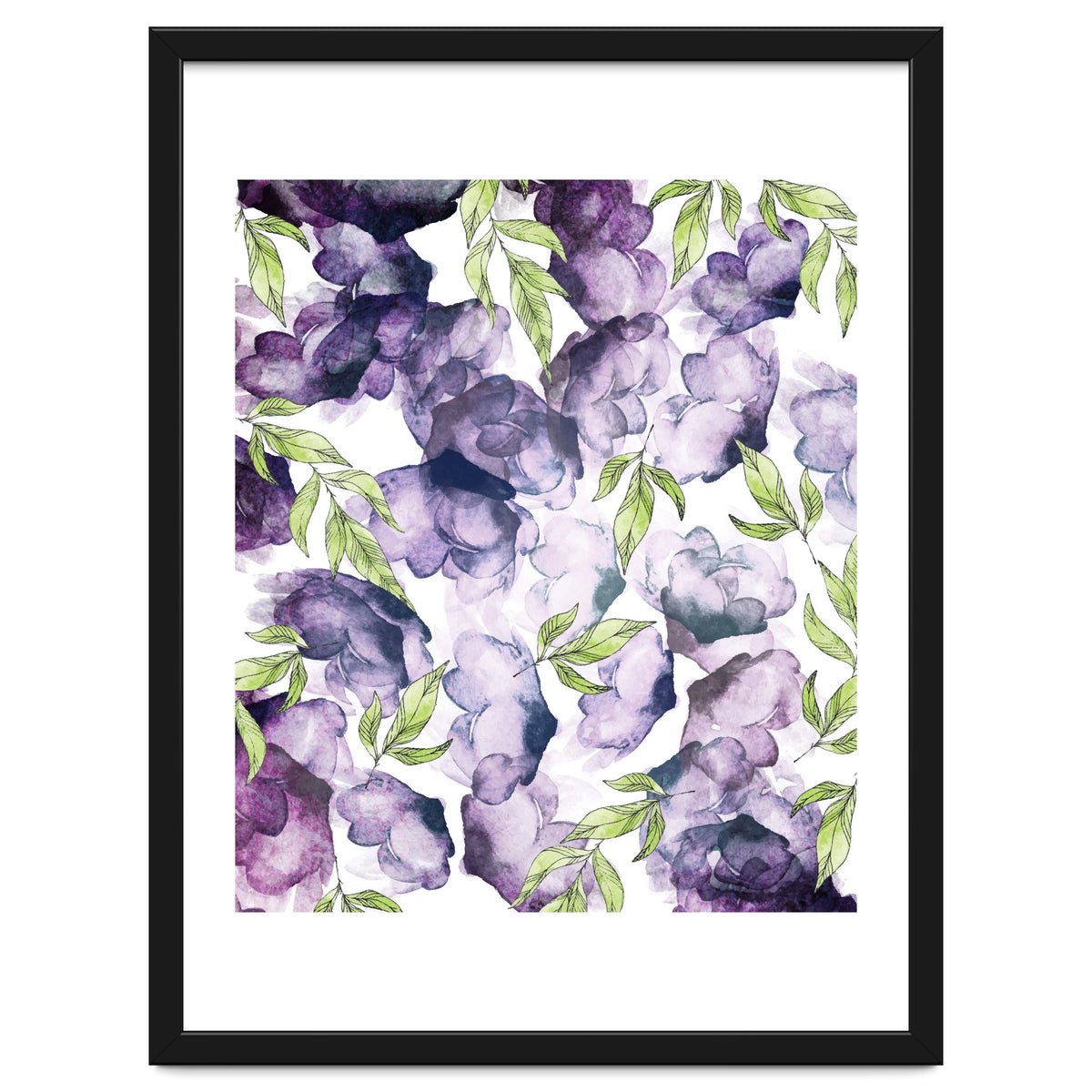 Watercolor + Ink Florals