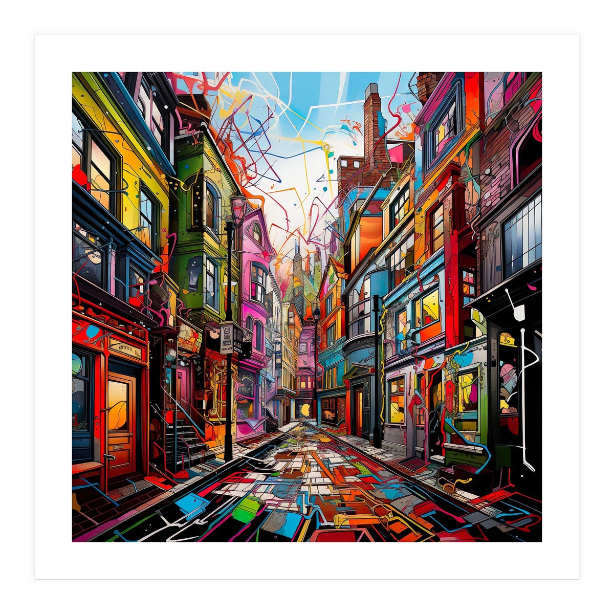 Soho Compton St (Print Only)