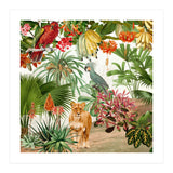 Vintage Tropical Jungle Paradise (Print Only) thumbnail