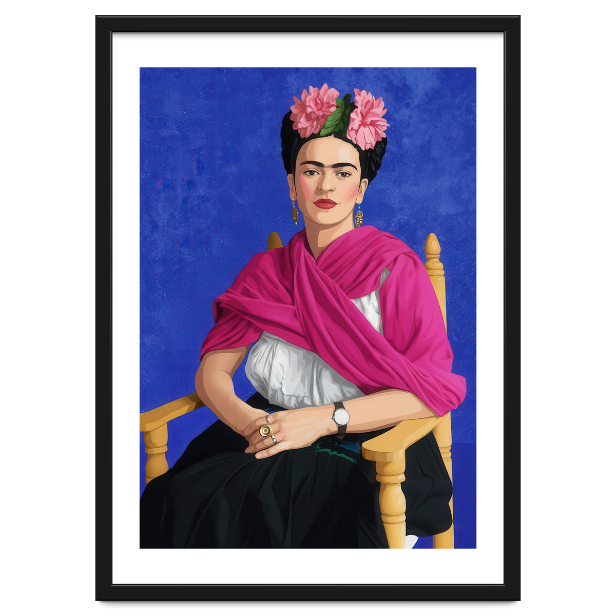 Frida Kahlo Portrait Illustration