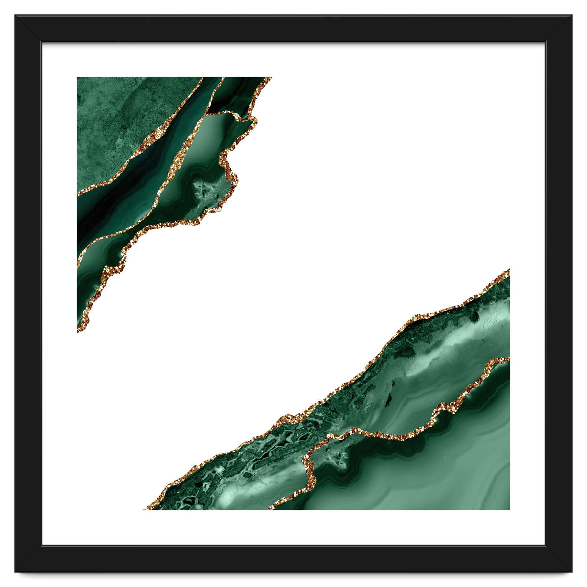 Emerald & Gold Agate Texture 13