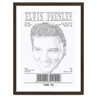 Receipt Art Elvis Presley