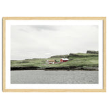 Red house on the shore - Iceland thumbnail