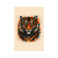 Tiger Animal Watercolor (Print Only)