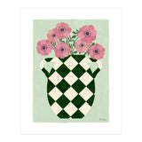 Checkered vase with anemones (Print Only) thumbnail
