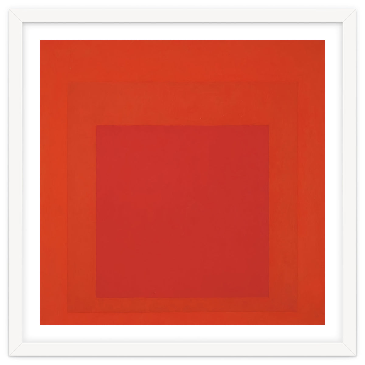 JOSEF ALBERS - HOMAGE TO THE SQUARE RED