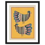 Striped Bird Pair II thumbnail