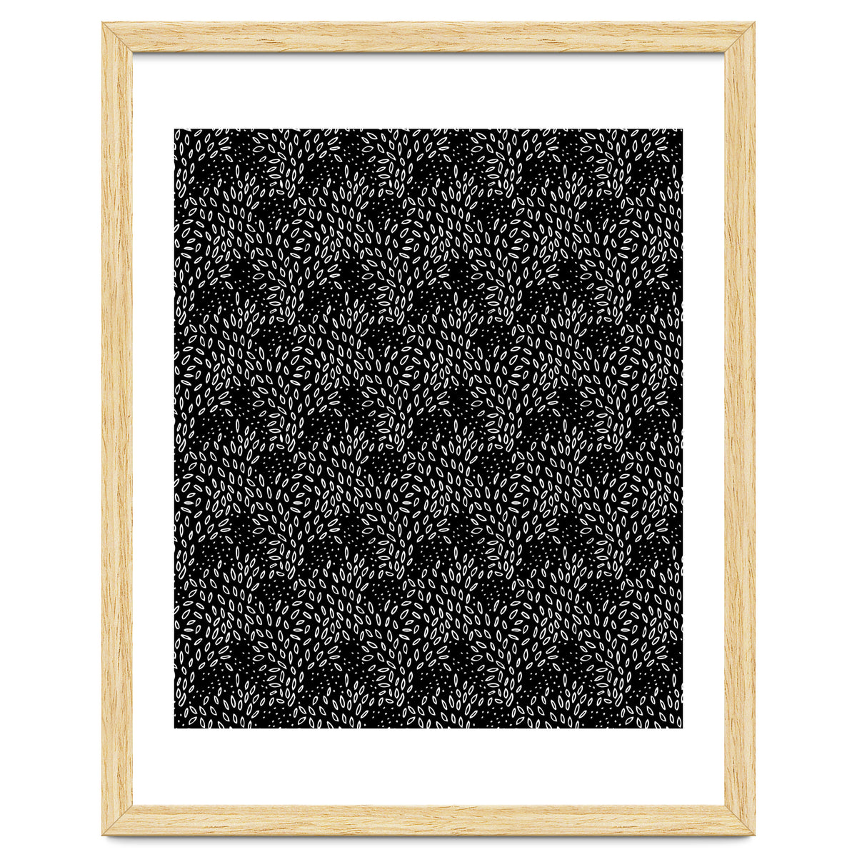 Black Floral Pattern
