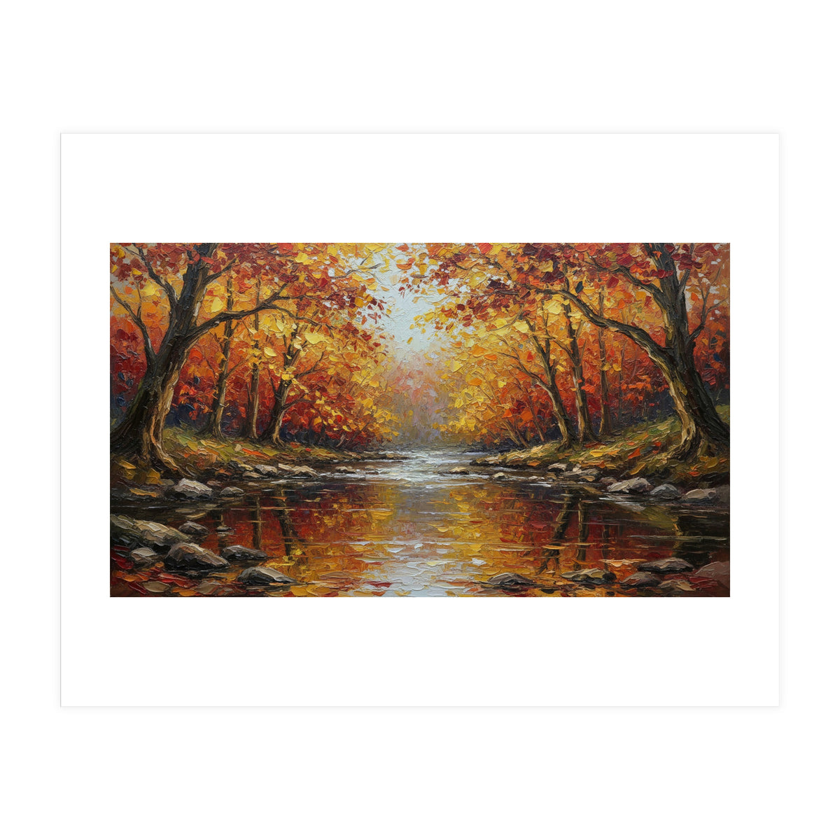 Golden Autumn Creek (Print Only)