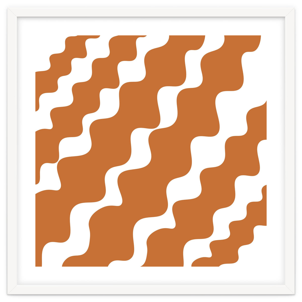 Brown Wavy Pattern