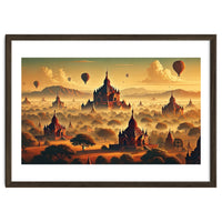 Vintage Bagan Poster, Myanmar