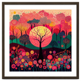 Folk Sunset Forest In Bloom thumbnail