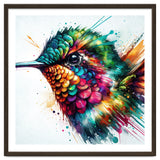 Watercolor Hummingbird Portrait thumbnail