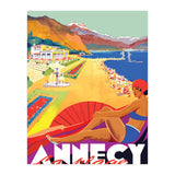 Beach at Annecy Lake, France (Print Only) thumbnail