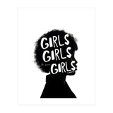 Girls Girls Girl Feminist women Empowerment  (Print Only) thumbnail