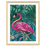 Flamingo in the jungle thumbnail
