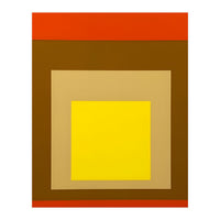 Josef Albers - Red, Brown, Golden (Print Only)