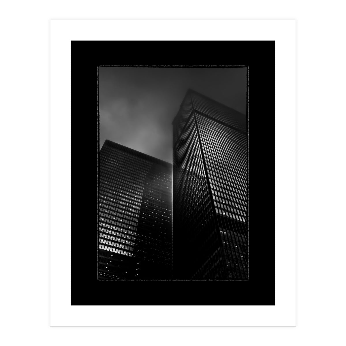 Downtown Fogfest No 17 with Border (Print Only)