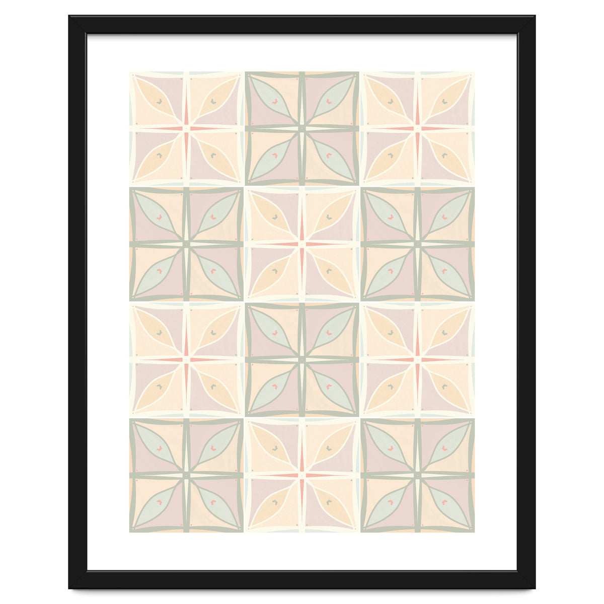 Old Style Pastels Kitchen Tiles