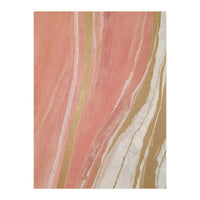 Blush Marble With Gold (Print Only)