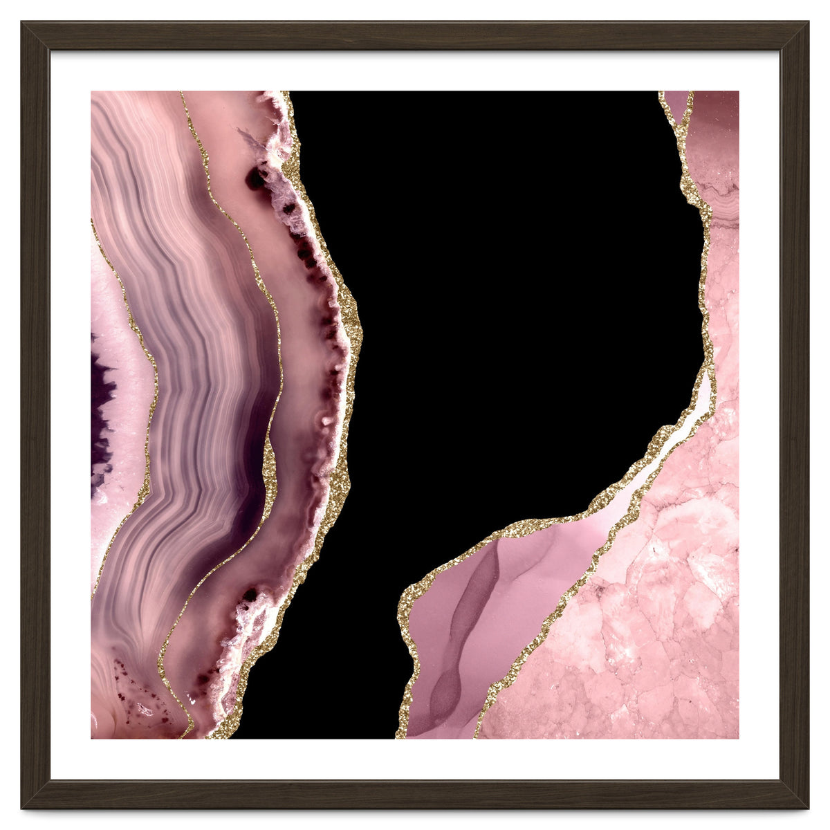 Blush & Gold Agate Texture 01