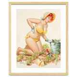 Beautiful Chubby Girl In The Garden thumbnail