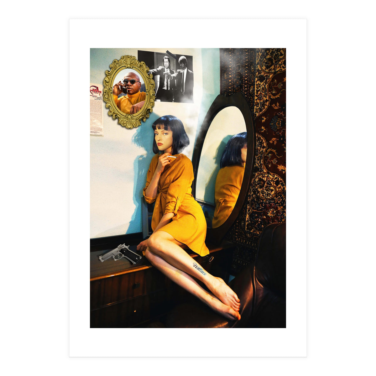 Mia On Bedroom (Print Only)