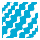 Slanting Blue Wavy Pattern (Print Only) thumbnail