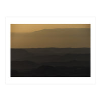 Sunrise over Ramon crater #2 (Print Only)