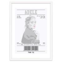 Receipt Art Adele