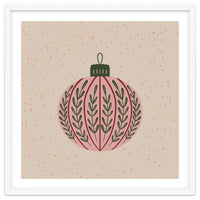 Christmas globe with branches