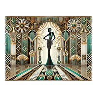 Art Deco Glamour Woman (Print Only)