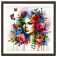 Ethereal Floral Portrait