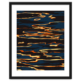 Sunset Reflection, Positivity Hope Growth Optimism Mindset, Nature Marble Dark Ocean thumbnail