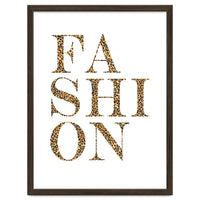 Fashion, Leopard Print Letters, Modern Chic decor