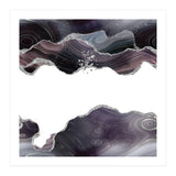 Black & Silver Glitter Agate Texture 07  (Print Only) thumbnail