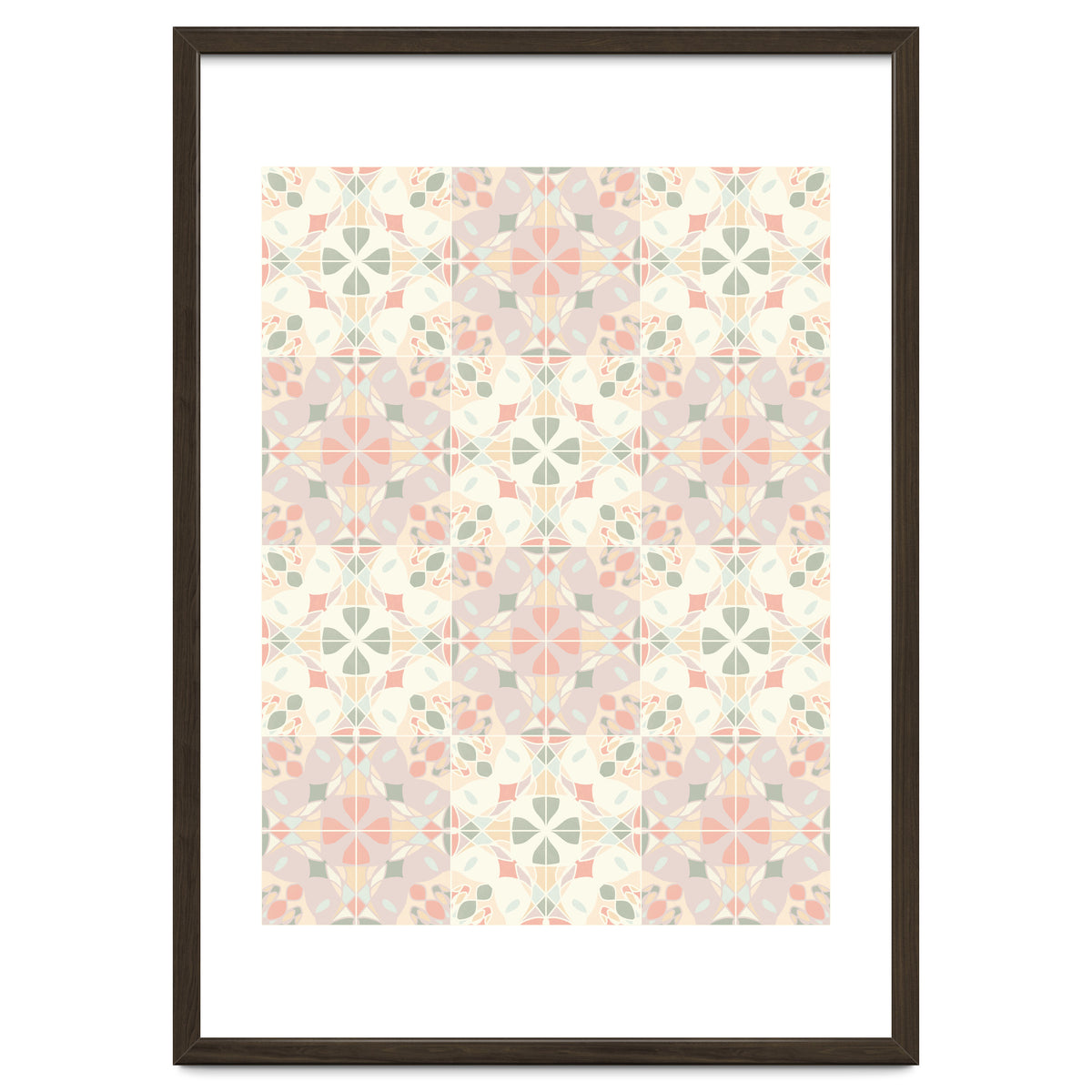 Stained Glass Pastels Tiles