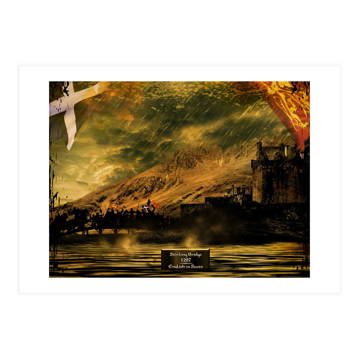 Stirling Bridge Medieval Battle 1297 (Print Only)