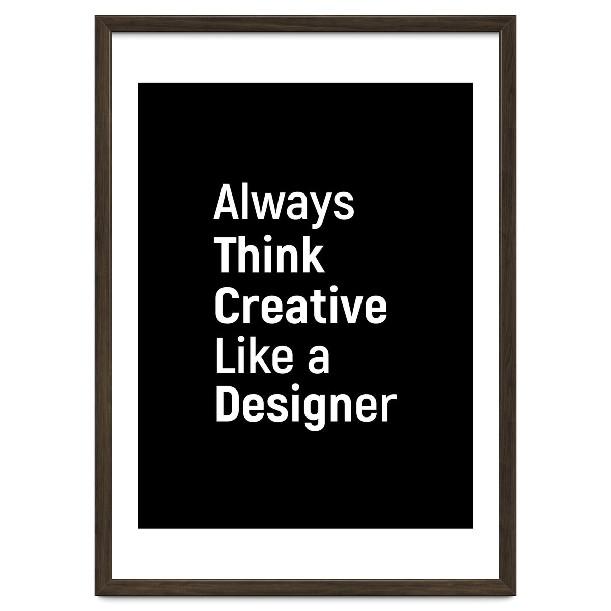Always Think Creative Like A Designer