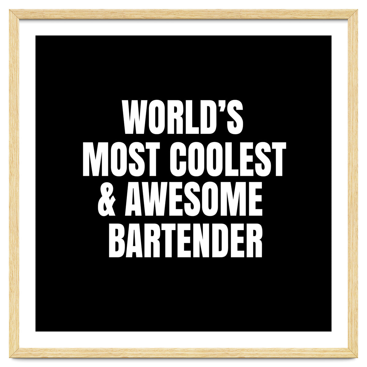 World's most coolest and awesome bartender