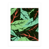 The Dark Jungle | Mystery Eclectic Forest | Maximalist Rainforest Nature Botanical Plants (Print Only) thumbnail