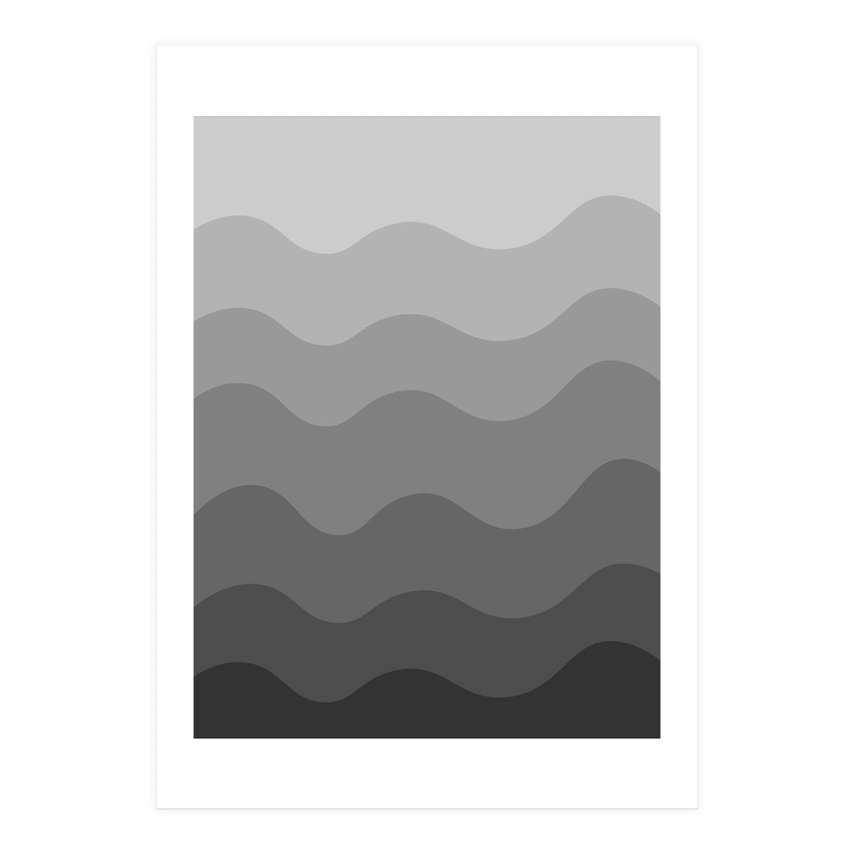 Grey gradient design (Print Only)