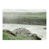Tourists at the edge of the big river - Iceland  (Print Only) thumbnail