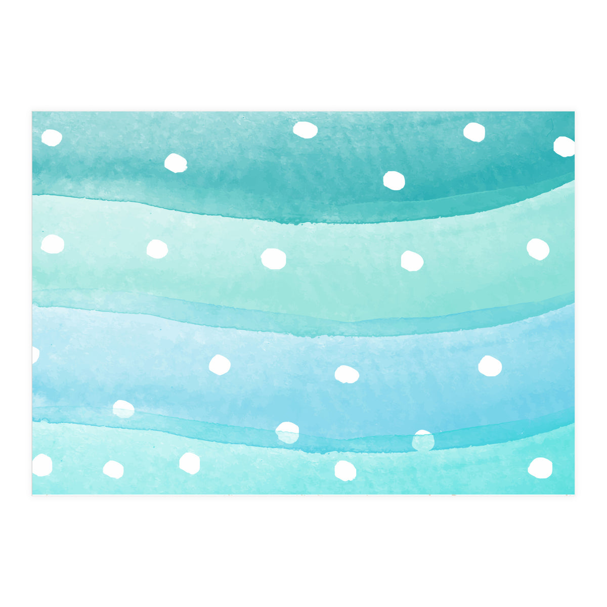 Watercolor Polka (Print Only)